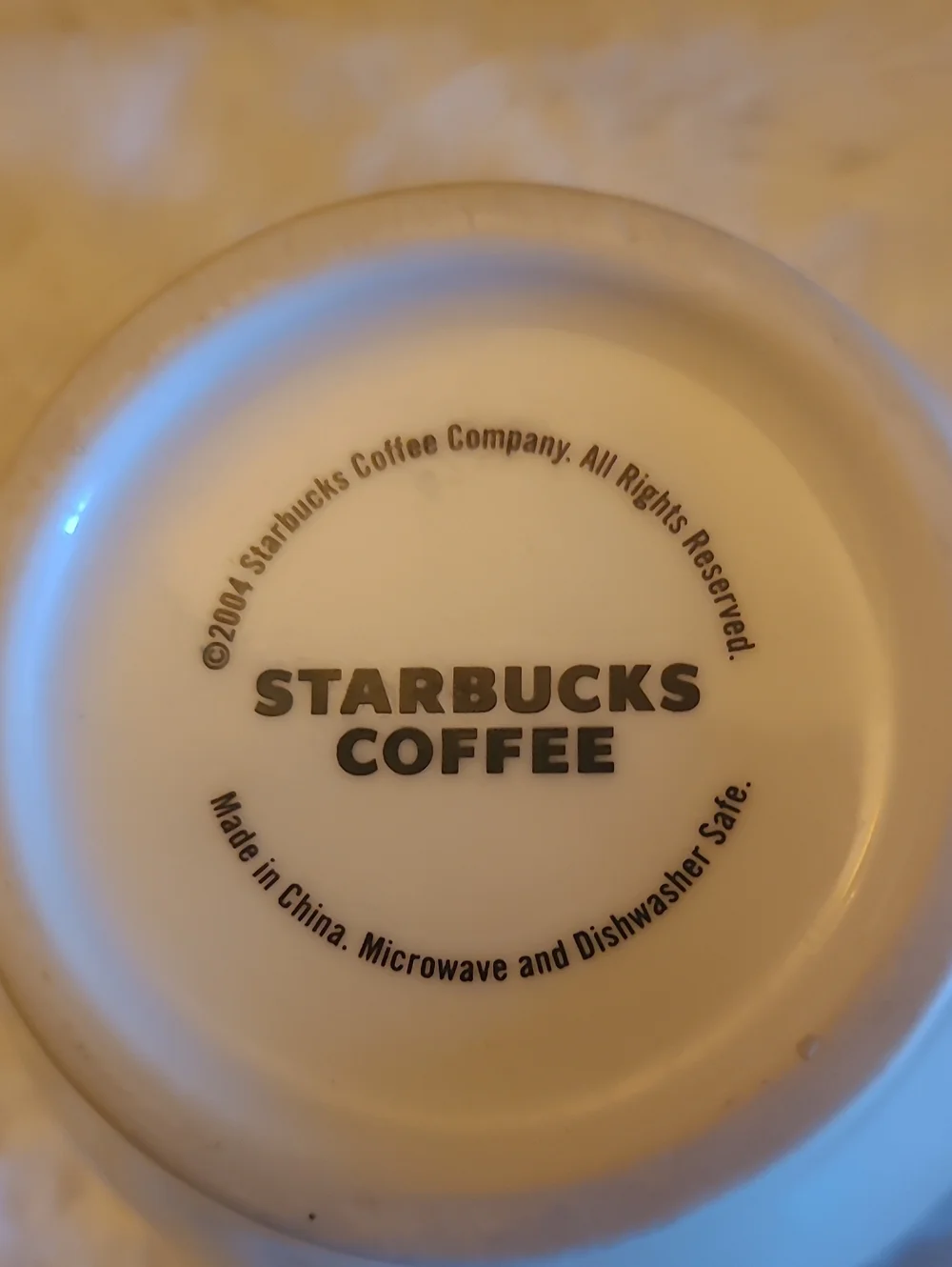 Starbucks 2004 coffee